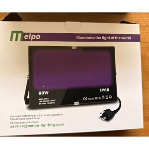 80w Blacklight Floodlight Ip66 for large room or outdoors New
